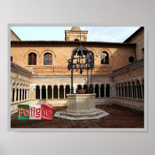 Affiche Italie - Ombrie - Foligno -