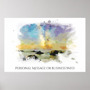 Affiche *~* Italie Plage Spiaggia delle cannelle AP12