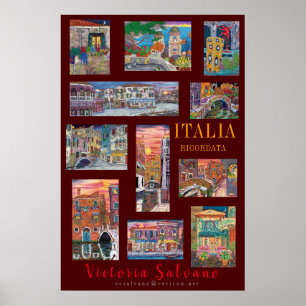 Affiche Italie rappelée (ITALIA RICORDATA)