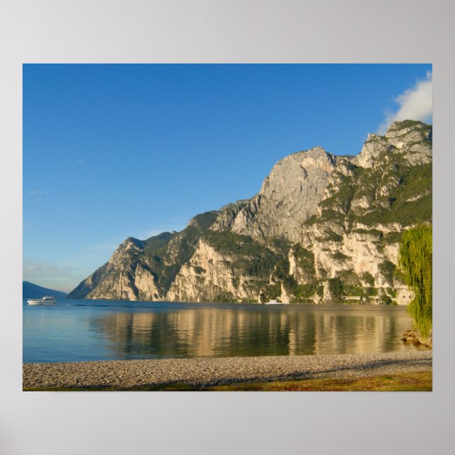 Affiche Italie, Riva del Garda, Lac de Garde, Mont (Devant)