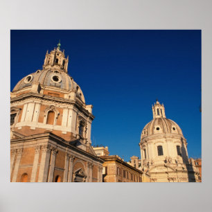 Affiche Italie, Rome, église Père Noël Maria di Loreto et