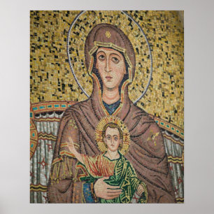 Affiche ITALIE, Sicile, TAORMINE : Corso Umberto 1, Mosaïq