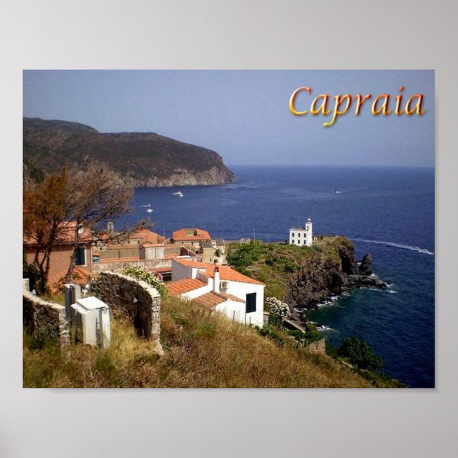 Affiche Italie - Toscane - Capraia - (Devant)