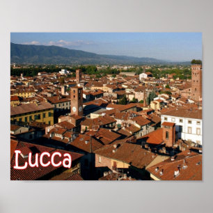 Affiche Italie - Toscane - Lucca -