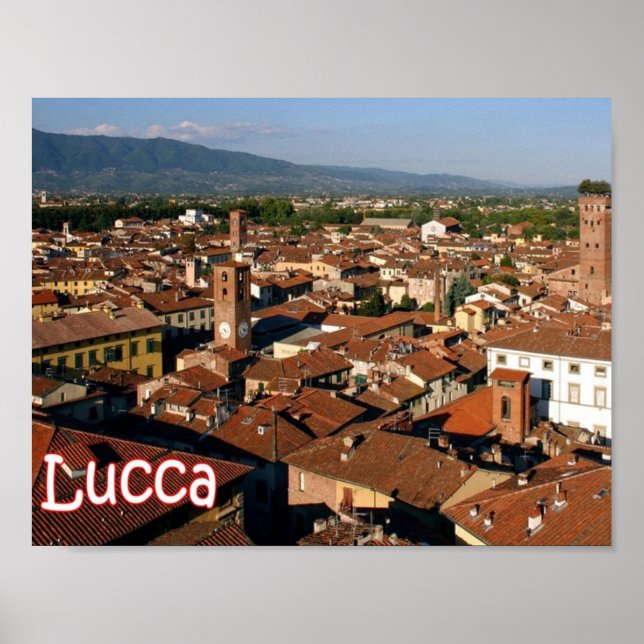 Affiche Italie - Toscane - Lucca - (Devant)