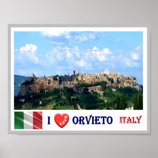 Affiche Italie - Toscane - Orvieto - (Devant)