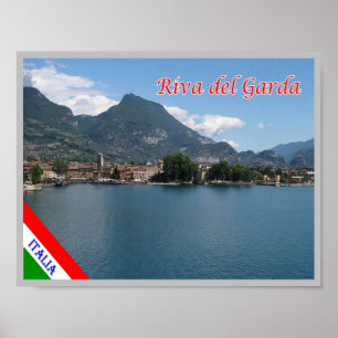 Affiche Italie - Trentin Alto Adige - Riva del Garda -
