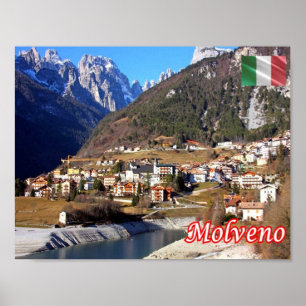 Affiche Italie - Trentin Alto Adige Südtirol - Molveno -