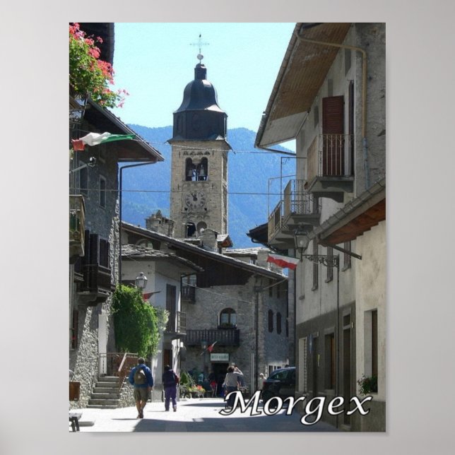 Affiche Italie - Vallée d'Aoste - Morgex (Devant)