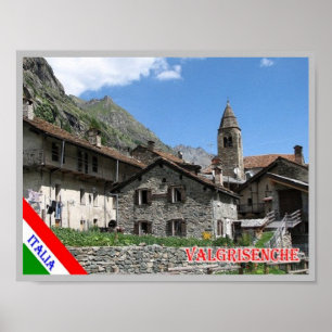 Affiche Italie - Vallée d'Aoste - Valgrisenche