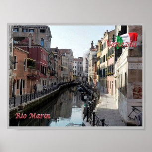 Affiche Italie - Venise - Rio Marin -