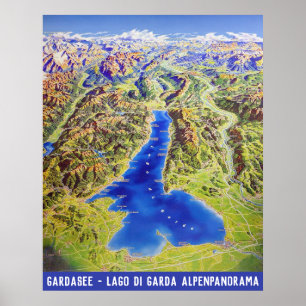 Affiche " Italien: 2021/heute Südtirol/Trentino - Gardasee