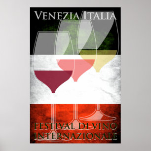 Affiche Italien de l'Italie d'affiche de vin