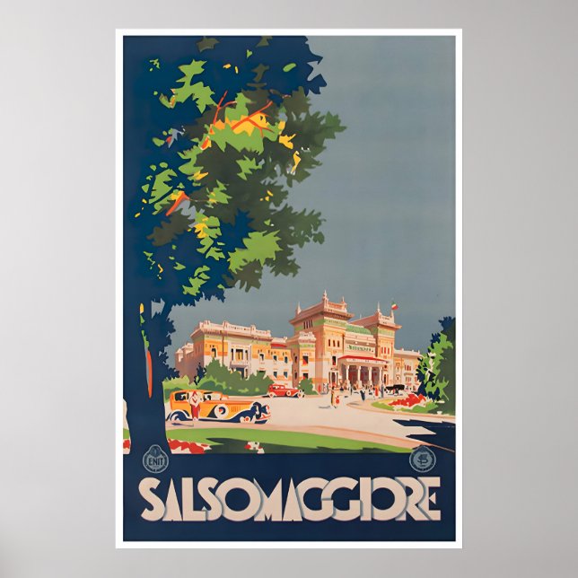 Affiche italienne d'art de Salsomaggiore Terme (Devant)