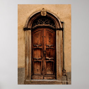 Affiche italienne de porte