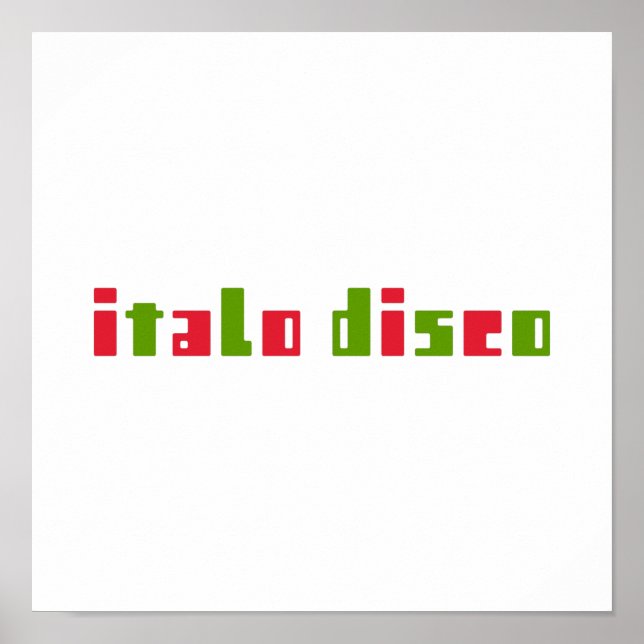 AFFICHE ITALO DISCO (Devant)