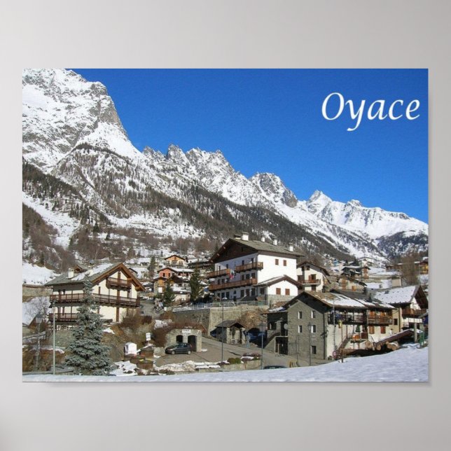 Affiche Italy - Aosta Valley - Oyace - (Devant)