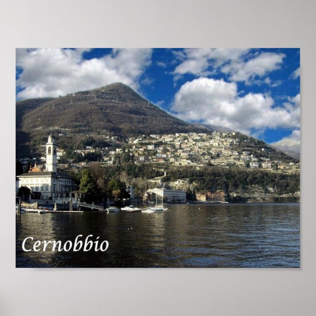 Affiche Italy - Como Lake - Cernobbio - (Devant)