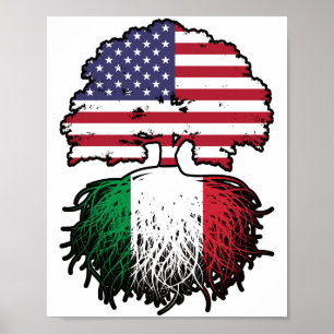 Affiche Italy Italian American USA United States America
