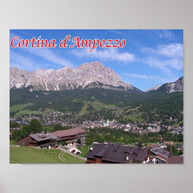Affiche Italy - Veneto - Cortina D Ampezzo - (Devant)