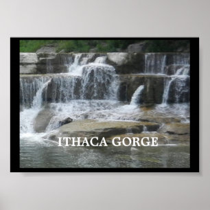 AFFICHE ITHACA GORGE