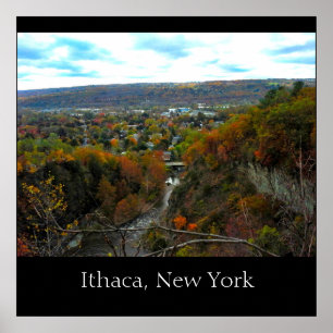 Affiche ITHACA NEW YORK GORGE
