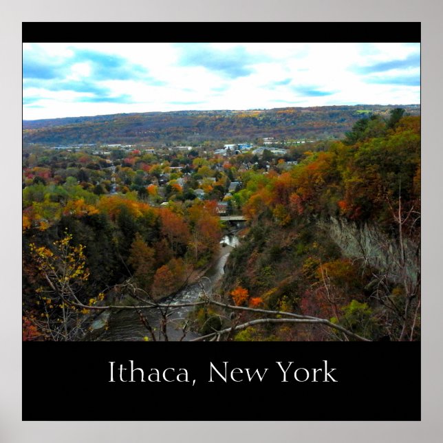Affiche ITHACA NEW YORK GORGE (Devant)