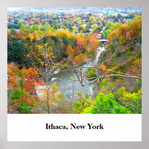 Affiche ITHACA NEW YORK GORGE