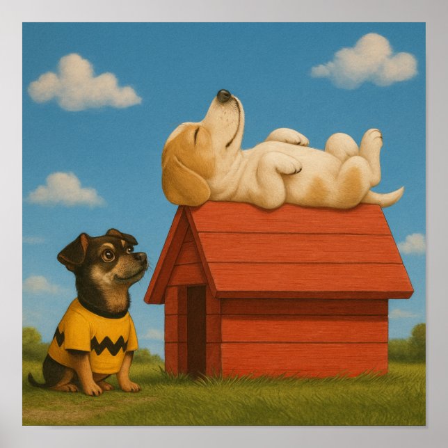 Affiche "It's a Dogs Life" (Devant)