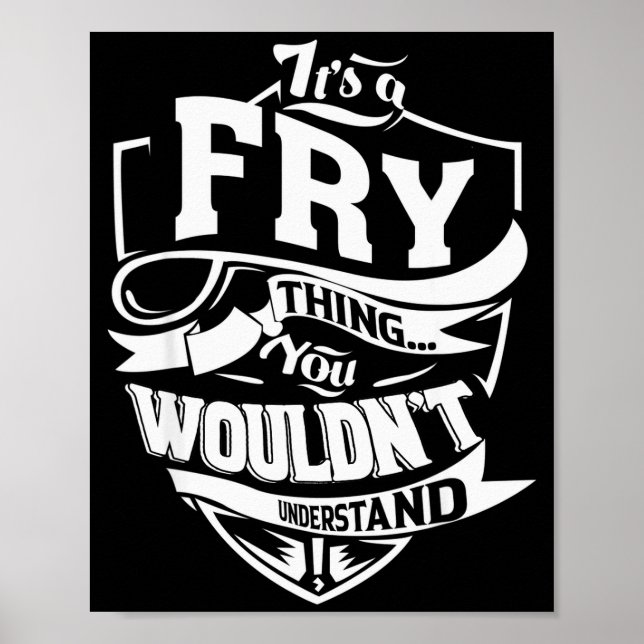 Affiche It's A Fry Thing  (Devant)