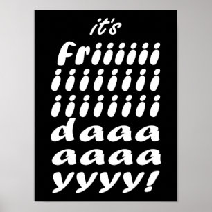 Affiche Its Friday