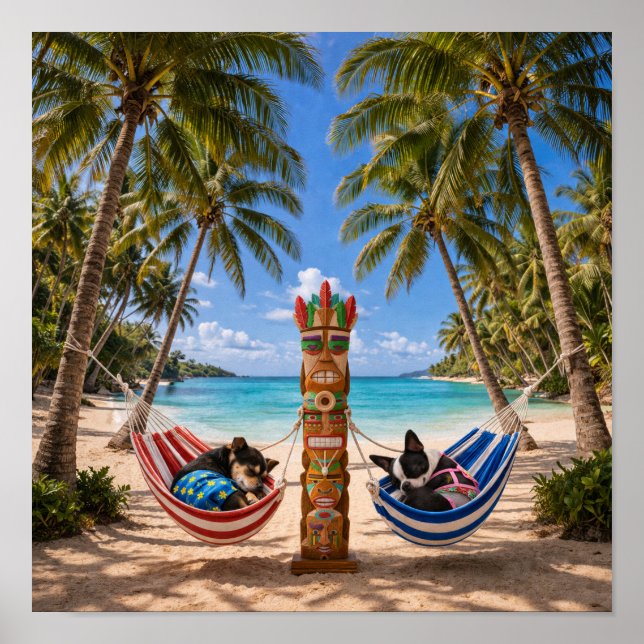 Affiche "It's Hammock Time!" (Devant)