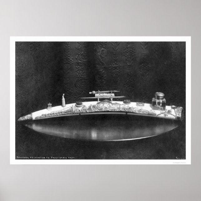 Affiche Ivory Tusk présenté au président Taft 1920 (Devant)