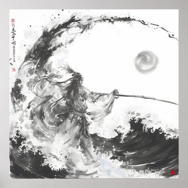 Affiche Izanami et Izanagi Black and White Spears (Devant)