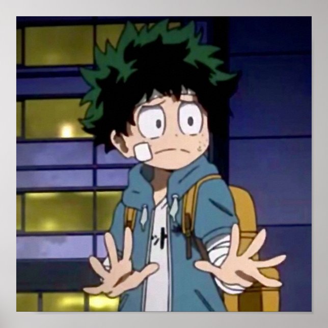 AFFICHE IZUKU MIDORIYA DEKU (Devant)