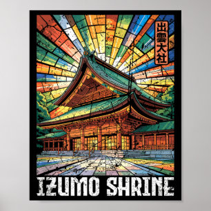 Affiche Izumo Shrine Taisha Shimane Japon Kanji Anime Souv