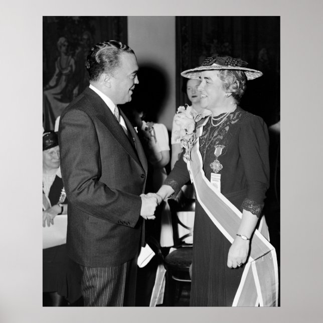 Affiche J. Edgar Hoover, 1940 (Devant)