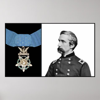 Affiche J.L. Chamberlain et la Médaille d'honneur