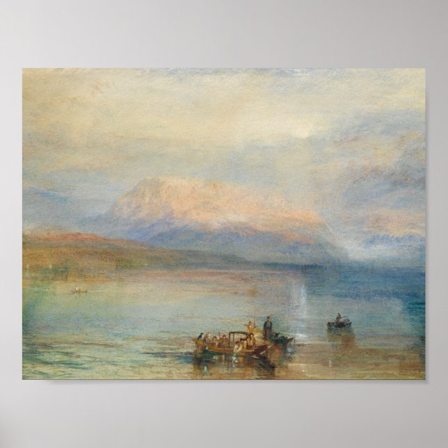 Affiche J. M. W. Turner - The Red Rigi (Devant)