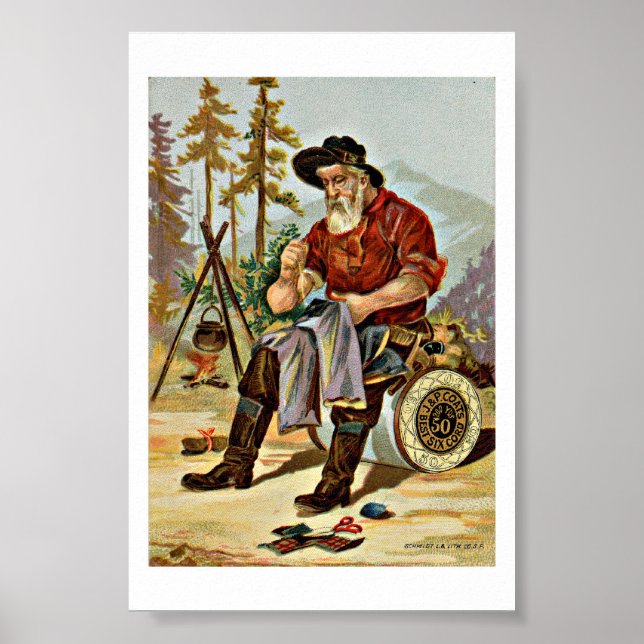 Affiche J & P Thread Antique Ad (Devant)