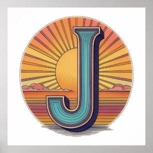 Affiche J Sunrise Splendor
