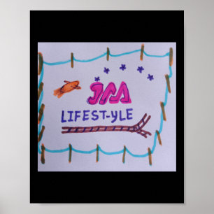 Affiche Jaa Lifestyle Company Logo Panting
