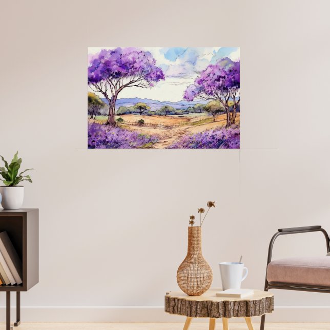 Affiche Jacaranda de Maui dans les terres (Salon 3)