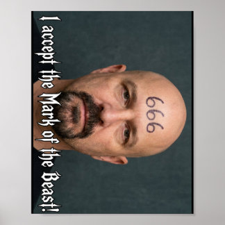 Affiche J'accepte la marque