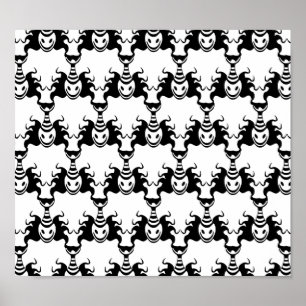 Affiche Jack dans le Motif d'entrelacement de boîte