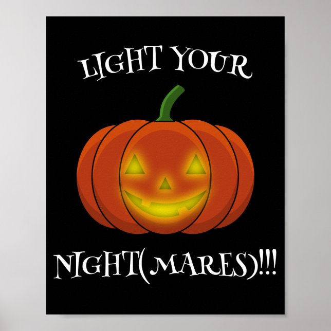 Affiche Jack-o'-Lanterne - Allumez vos cauchemars (Devant)