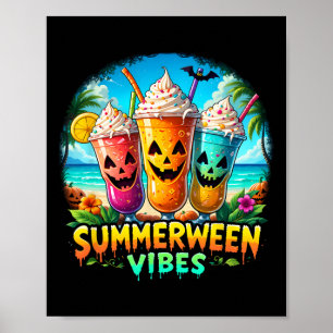 Affiche Jack-o-lanterne Summerween Vibes Skeleton été Wa