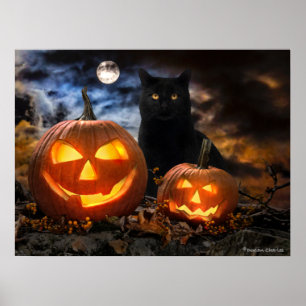 Affiche "Jack O' Lanterns & Jet"