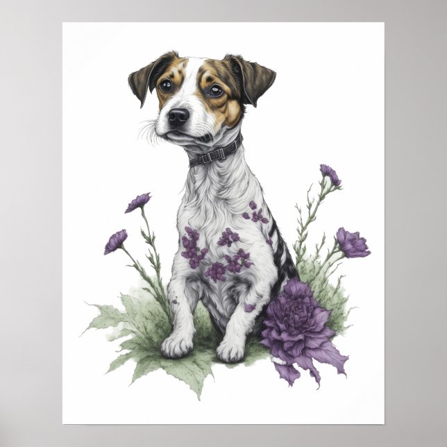 Affiche Jack Russell Chien (Devant)