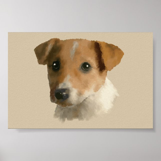 Affiche Jack Russell Puppy (Devant)